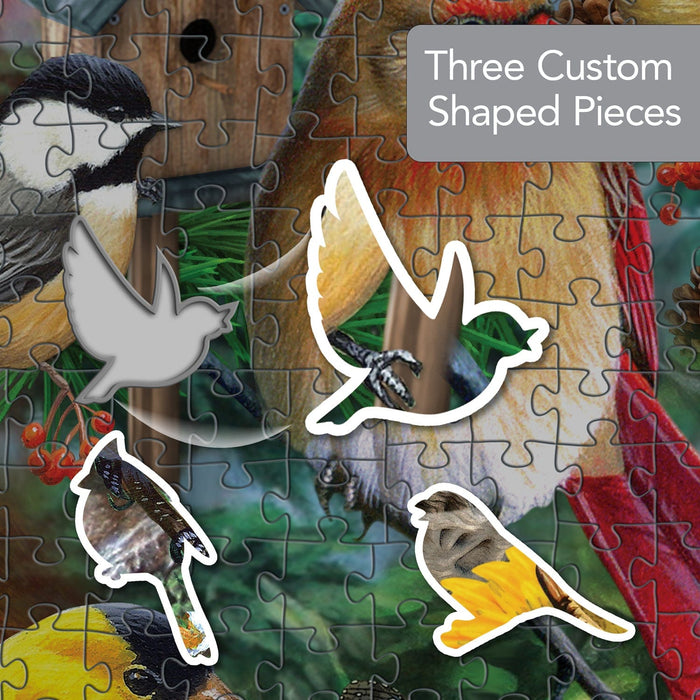 Shapes - Cardinals 1000 Piece Shaped Jigsaw Puzzle - for just $16.99! 