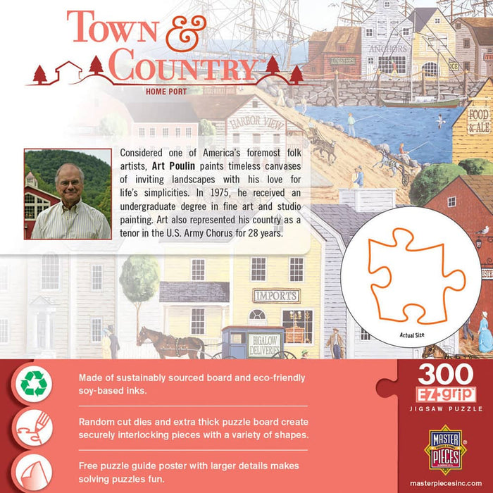 Town & Country - Home Port 300 Piece EZ Grip Jigsaw Puzzle - for just $14.99! 
