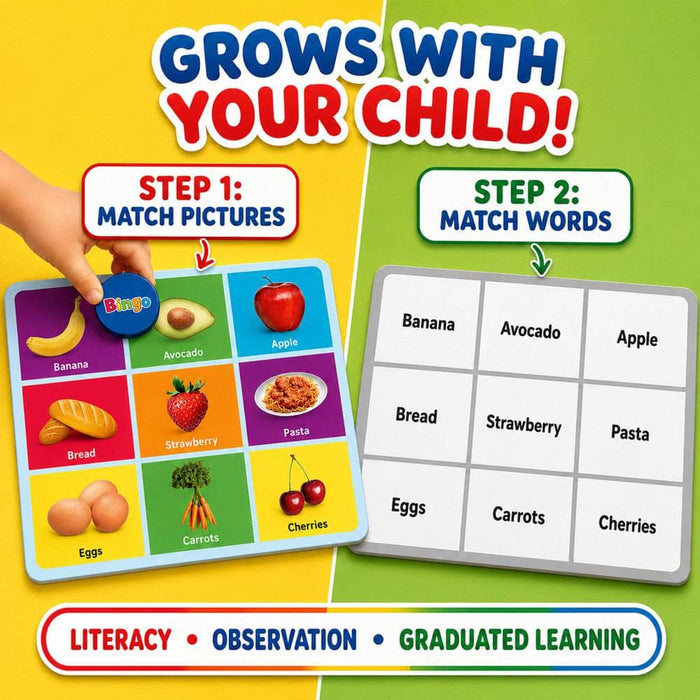 Educational - Food Bingo Game - for just $12.99! 