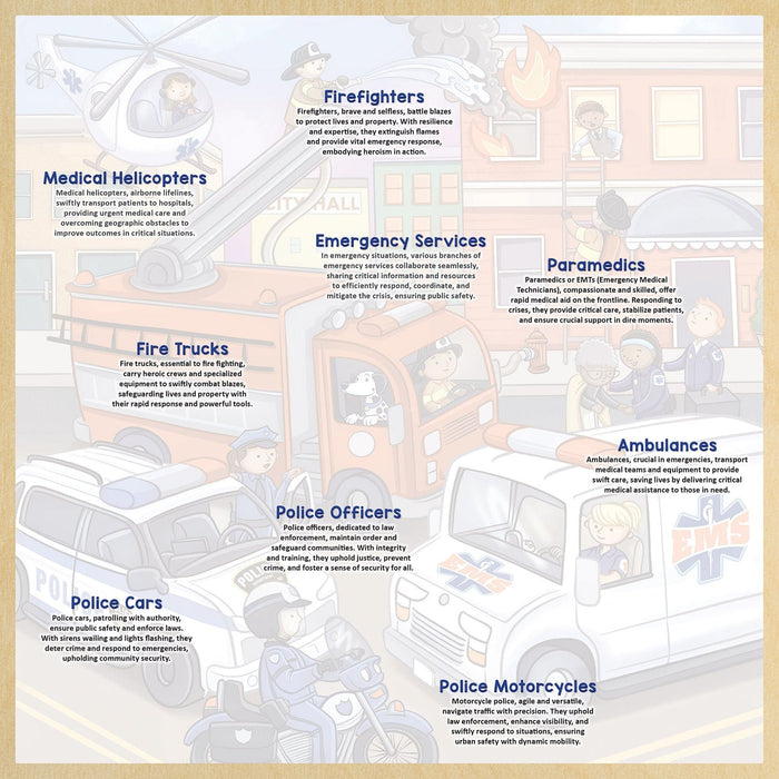Wood Fun Facts - Emergency Vehicles 48 Piece Wood Jigsaw Puzzle - for just $14.99! 