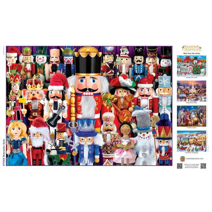 Season's Greetings - Nutcracker Suite 1000 Piece Jigsaw Puzzle - Just $16.99! Shop now at Retro Gaming of Denver