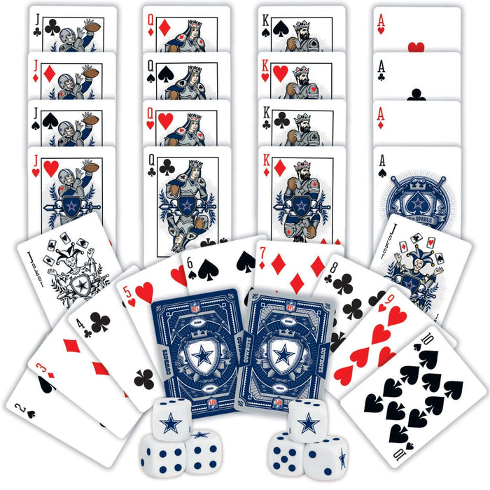 Dallas Cowboys - 2-Pack Playing Cards & Dice Set - for just $19.99! 