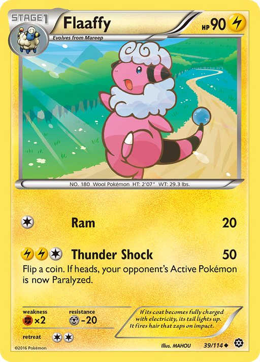 Flaaffy (39/114) [XY: Steam Siege] - Just $0.05! Shop now at Retro Gaming of Denver