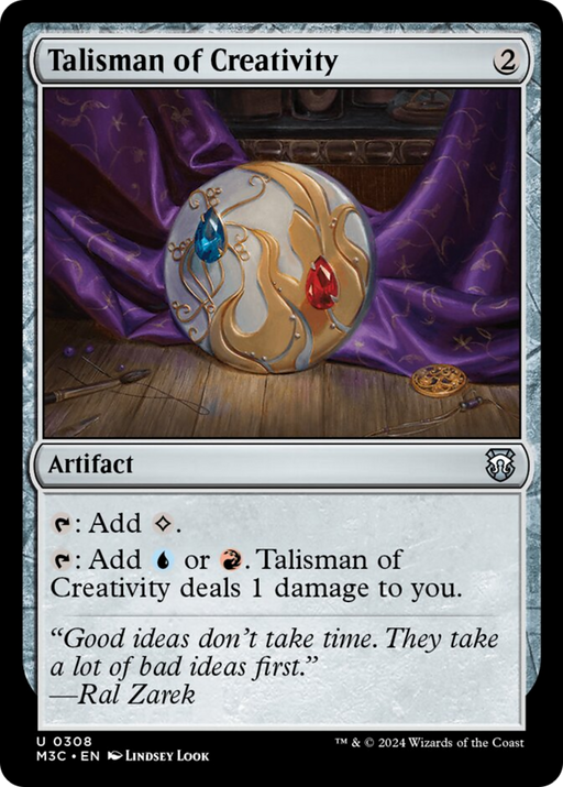 Talisman of Creativity (Ripple Foil) [Modern Horizons 3 Commander] - Just $1.10! Shop now at Retro Gaming of Denver