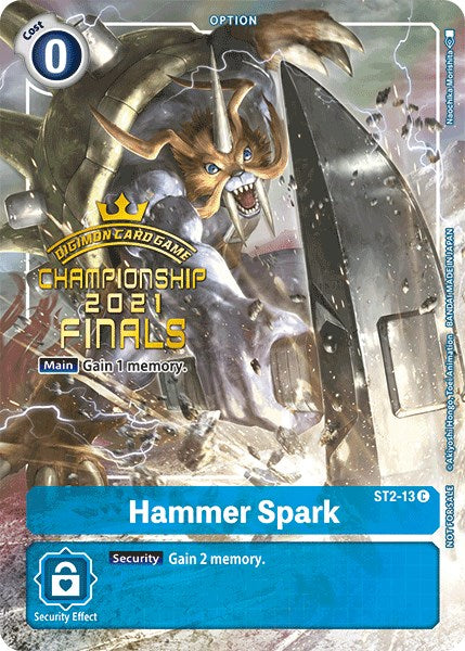 Hammer Spark [ST2-13] (2021 Championship Finals Tamer's Evolution Pack) [Starter Deck: Cocytus Blue Promos] - Just $7! Shop now at Retro Gaming of Denver