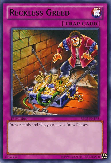 Reckless Greed [BP02-EN175] Rare - for just $0.10! 