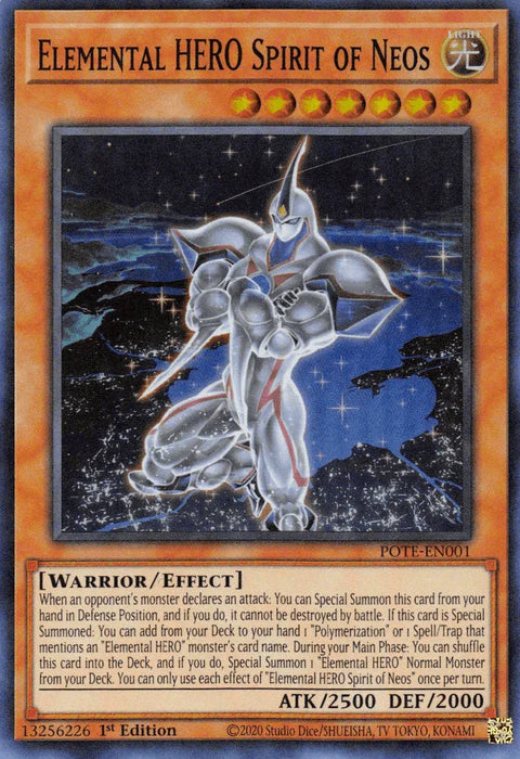 Elemental HERO Spirit of Neos [POTE-EN001] Super Rare - for just $0.10! 