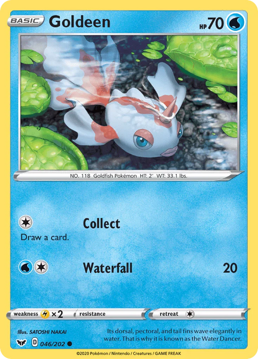 Goldeen (046/202) [Sword & Shield: Base Set] - for just $0.10! 