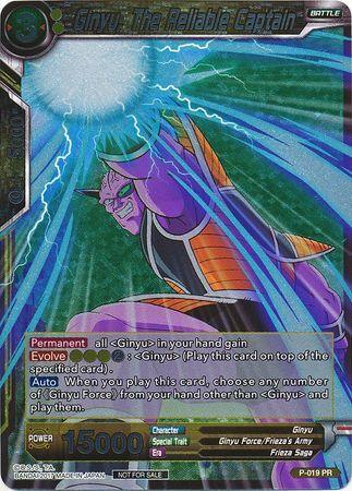 Ginyu, The Reliable Captain (Foil) (P-019) [Promotion Cards] - for just $0.30! 