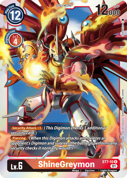 ShineGreymon [ST7-10] [Starter Deck: Gallantmon] - Just $0.09! Shop now at Retro Gaming of Denver