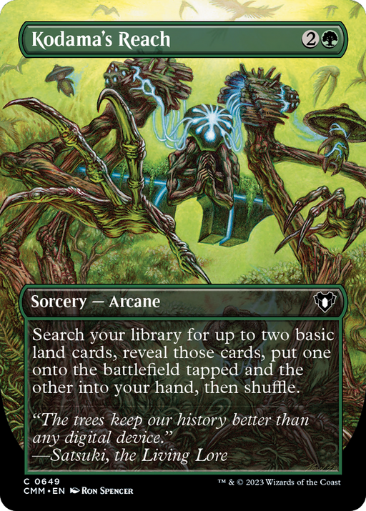 Kodama's Reach (CMM-649) - Commander Masters (Borderless) - for just $0.46! 