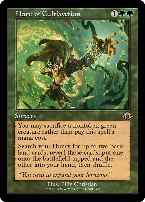 Flare of Cultivation (Retro Frame) (MH3-425) - Modern Horizons 3 - for just $0.36! 