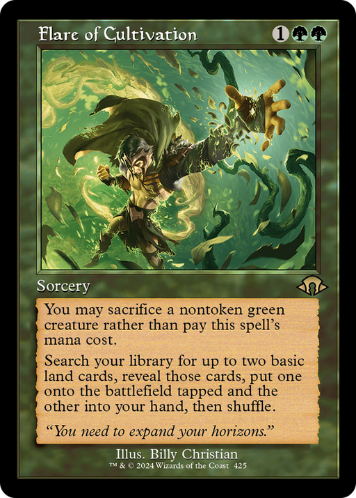 Flare of Cultivation (Retro Frame) (MH3-425) - Modern Horizons 3 - for just $0.36! 