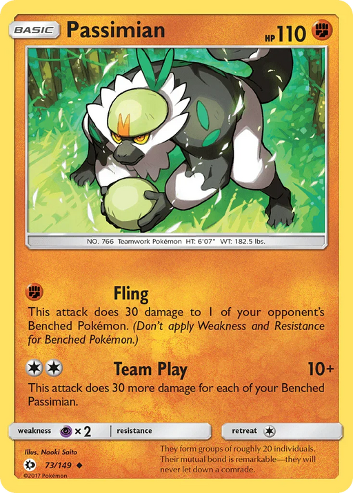 Passimian (73/149) [Sun & Moon: Base Set] - for just $0.10! 