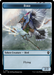 Bird (011) // Shark Double-Sided Token [Bloomburrow Commander Tokens] - for just $0.15! 