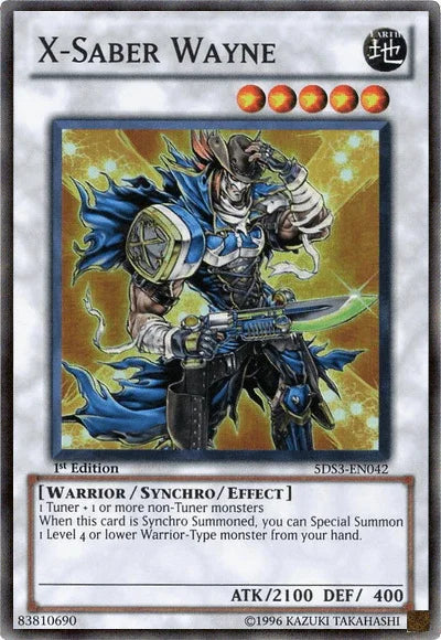 X-Saber Wayne [5DS3-EN042] Super Rare - for just $0.25! 