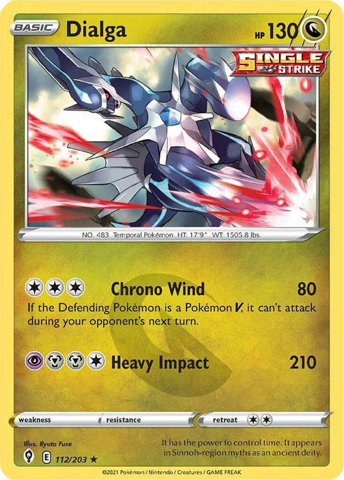 Dialga (112/203) [Sword & Shield: Evolving Skies] - for just $0.10! 