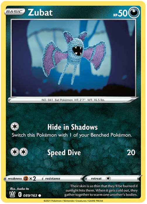 Zubat (089/163) [Sword & Shield: Battle Styles] - for just $0.10! 