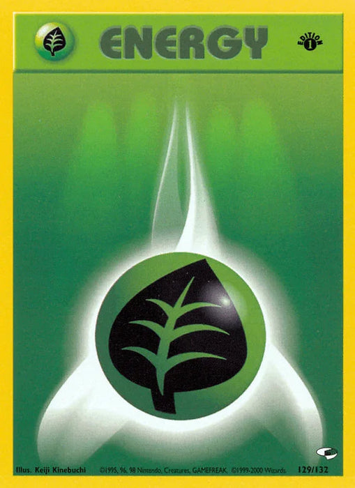Grass Energy (129/132) [Gym Heroes 1st Edition] - for just $0.40! 
