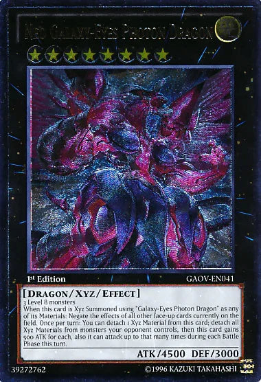 Neo Galaxy-Eyes Photon Dragon [GAOV-EN041] Ultimate Rare - for just $5.75! 