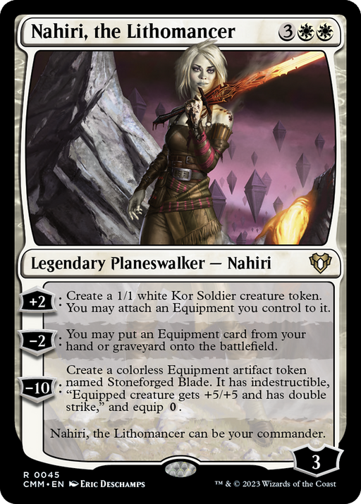 Nahiri, the Lithomancer (CMM-045) - Commander Masters - for just $0.28! 