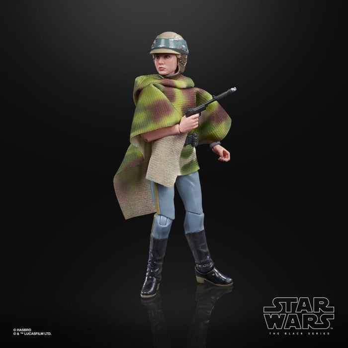 Star Wars: The Black Series - Leia Organa (Endor Battle Poncho) (Return of the Jedi) 6-Inch Action Figure - for just $22.99! 