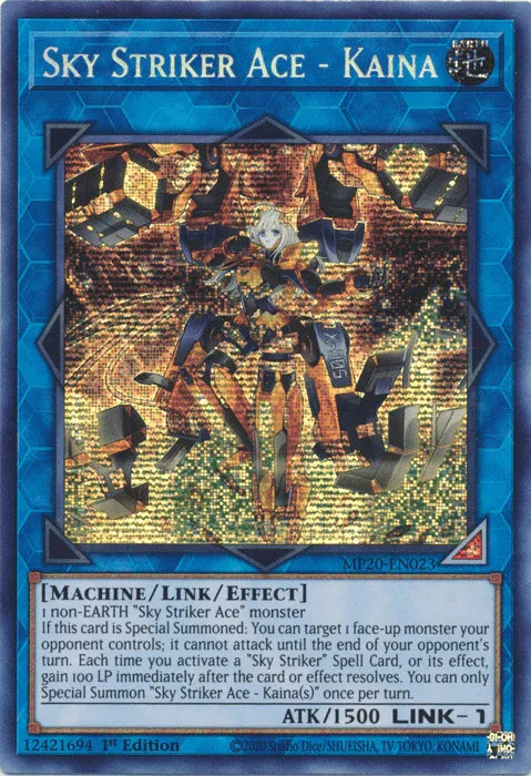 Sky Striker Ace - Kaina [MP20-EN023] Prismatic Secret Rare - for just $0.60! 