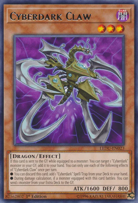 Cyberdark Claw [LEDU-EN023] Rare - for just $0.90! 