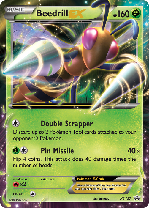 Beedrill EX (XY157) [XY: Black Star Promos] - Just $0.50! Shop now at Retro Gaming of Denver