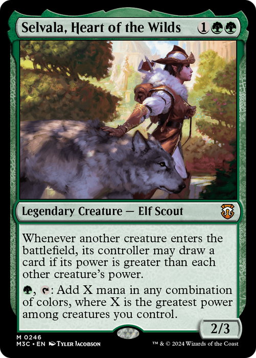 Selvala, Heart of the Wilds (Ripple Foil) [Modern Horizons 3 Commander] - Just $5! Shop now at Retro Gaming of Denver