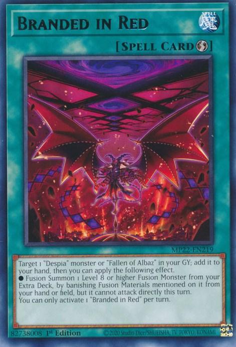 Branded in Red [MP22-EN219] Rare - for just $0.15! 