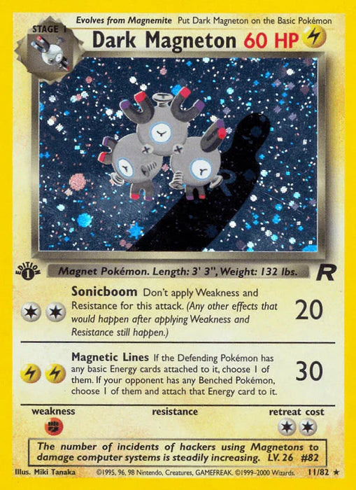 Dark Magneton (11/82) [Team Rocket 1st Edition] - for just $38.70! 