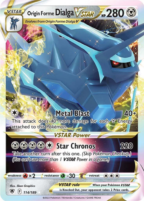 Origin Forme Dialga VSTAR (114/189) [Sword & Shield: Astral Radiance] - for just $0.75! 