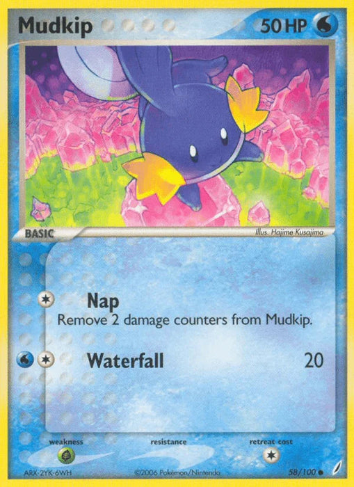 Mudkip (58/100) [EX: Crystal Guardians] - for just $0.80! 