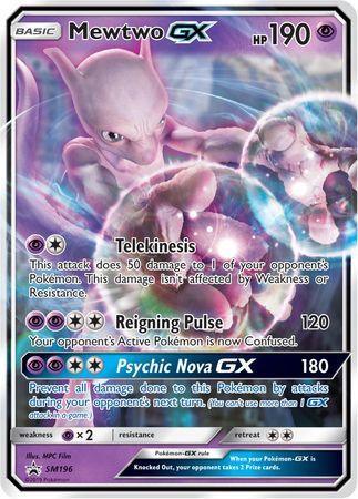 Mewtwo GX (SM196) (Jumbo Card) [Sun & Moon: Black Star Promos] - for just $5.45! 