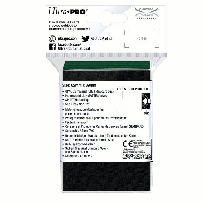 Ultra PRO: Small 60ct Sleeves - Eclipse Matte (Forest Green) - Just $0! Shop now at Retro Gaming of Denver