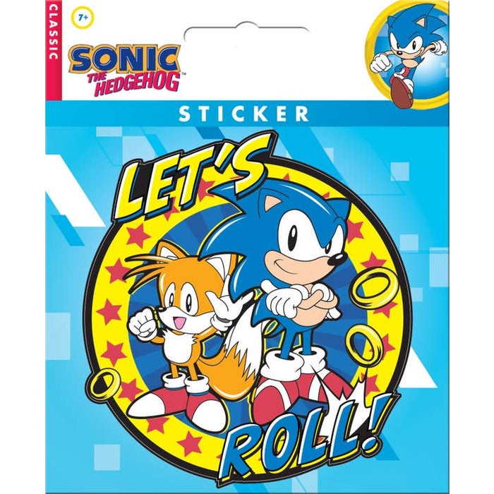 Sonic the Hedgehog: Let's Roll! Sticker - for just $3! 
