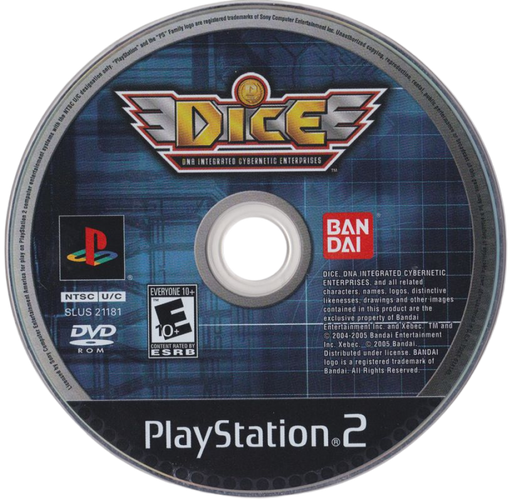 DICE: DNA Integrated Cybernetic Enterprises – PlayStation 2 (PS2) - for just $0! 