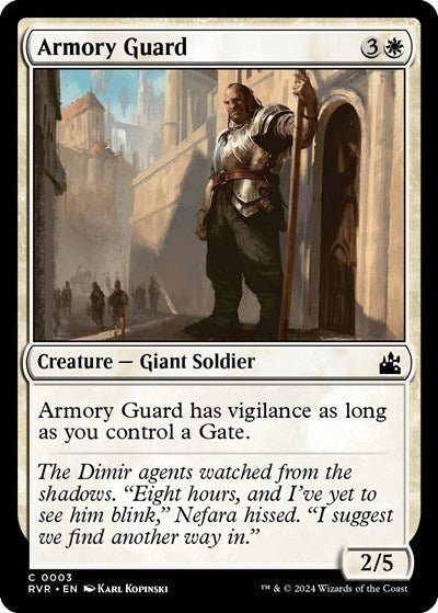Armory Guard (Ravnica Remastered) Near Mint - for just $0.15! 