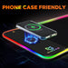 RGB Gaming Mouse Pad with 15W Qi Wireless Charging and Raised Charging Platform - for just $57.43! 