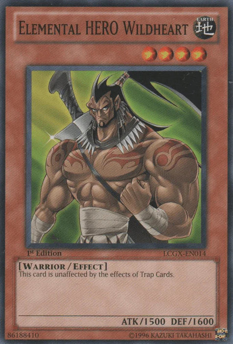 Elemental HERO Wildheart [LCGX-EN014] Common - for just $0.15! 