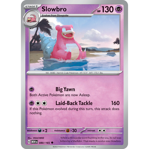 Slowbro (080/165) [Scarlet & Violet: 151] - Just $0.05! Shop now at Retro Gaming of Denver