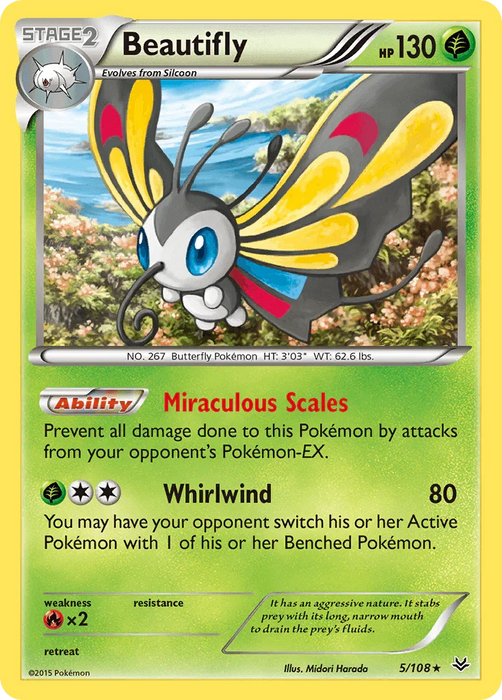 Beautifly (5/108) [XY: Roaring Skies] - for just $0.30! 