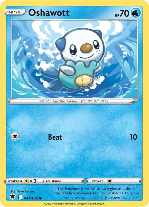 Oshawott (041/189) [Sword & Shield: Astral Radiance] - for just $0.10! 