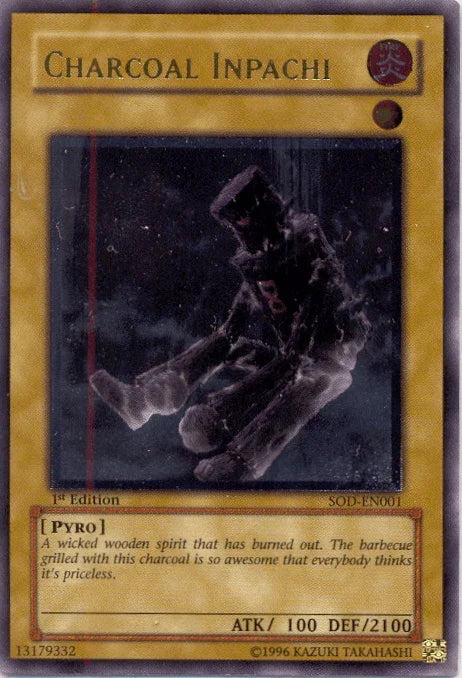 Charcoal Inpachi [SOD-EN001] Ultimate Rare - for just $6.90! 