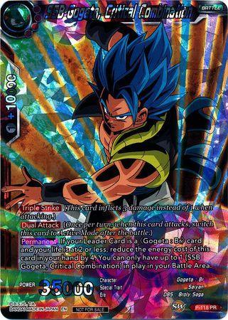 SSB Gogeta, Critical Combination (P-118) [Promotion Cards] - for just $1.50! 