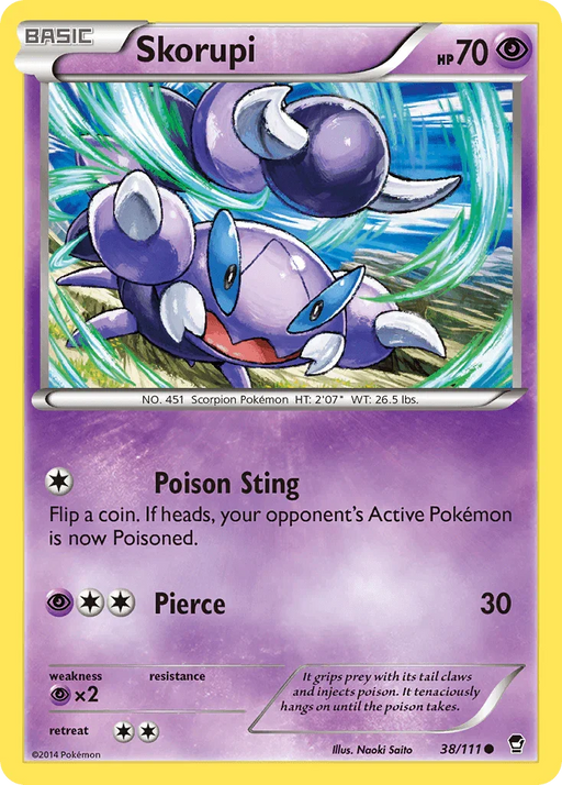Skorupi (38/111) [XY: Furious Fists] - for just $0.10! 