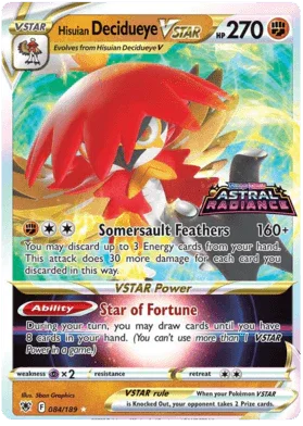 Hisuian Decidueye VSTAR (084/189) (Jumbo Card) [Sword & Shield: Astral Radiance] - for just $8! 