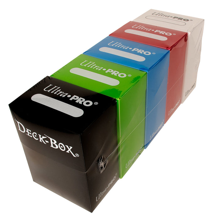 Ultra PRO: Deck Box Bundle (Black, Green, Blue, Red and White) - for just $0! 