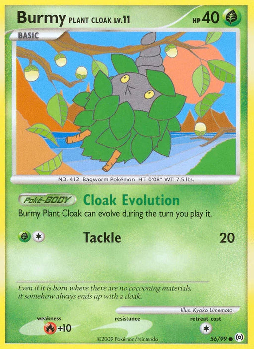 Burmy Plant Cloak (56/99) [Platinum: Arceus] - for just $0.20! 